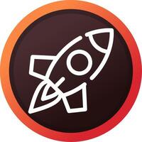 Rocket Creative Icon Design vector
