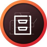 Copy Machine Creative Icon Design vector