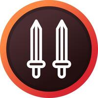 Swords Creative Icon Design vector