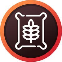 Seed Bag Creative Icon Design vector