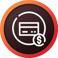 Credit Card Creative Icon Design vector