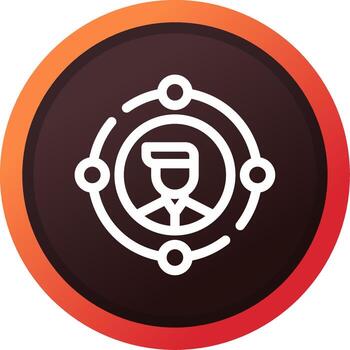 User Centered Creative Icon Design vector