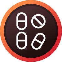 Pill Creative Icon Design vector