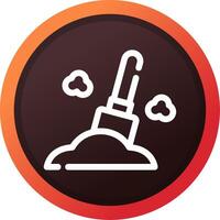 Digger Creative Icon Design vector