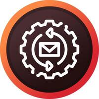 Marketing Automation Creative Icon Design vector