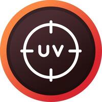 Uv Creative Icon Design vector