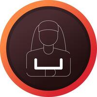 Prayer Creative Icon Design vector