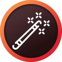 Magic Stick Creative Icon Design vector