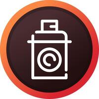 Spray Paint Creative Icon Design vector