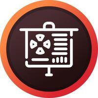 Line Brown Gradient Design vector