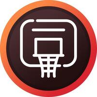 diseño de icono creativo de baloncesto vector