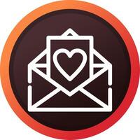 Love Letter Creative Icon Design vector