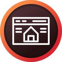 Property Sale Creative Icon Design vector