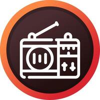 Radio Creative Icon Design vector