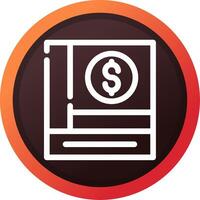 Price Book Creative Icon Design vector