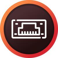 Hdmi Creative Icon Design vector