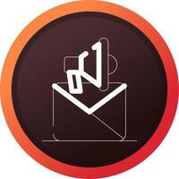 Email Marketing Creative Icon Design vector