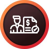 Dealer Invoice Creative Icon Design vector