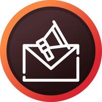 Email Marketing Creative Icon Design vector