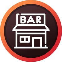 Bar Creative Icon Design vector