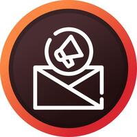 Email Marketing Creative Icon Design vector