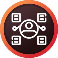 User Predictions Creative Icon Design vector