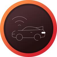 Smart Car Creative Icon Design vector