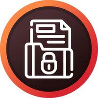 Confidential Creative Icon Design vector