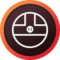 Steering Wheel Creative Icon Design vector