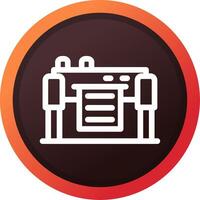 Plotter Creative Icon Design vector