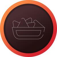 Nachos Creative Icon Design vector