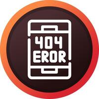 Error Creative Icon Design vector