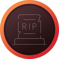 Grave Creative Icon Design vector