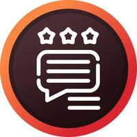 Customer Reviews Creative Icon Design vector