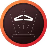 Ar Flight Training Creative Icon Design vector