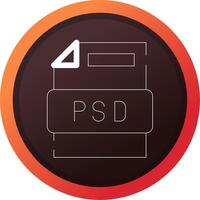 diseño de icono creativo de archivo psd vector