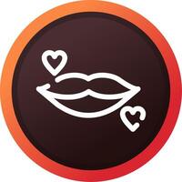 Lips Creative Icon Design vector