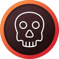 diseño de icono creativo de calavera vector