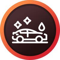 Car Wash Creative Icon Design vector