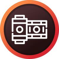 Camera Roll Creative Icon Design vector