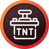 diseño de icono creativo tnt vector