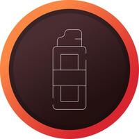 Pepper Spray Creative Icon Design vector