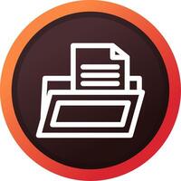 Folder Creative Icon Design vector