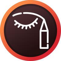 Eyeliner Creative Icon Design vector