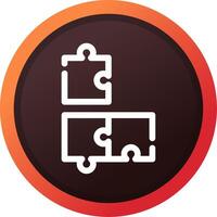 Puzzle Creative Icon Design vector