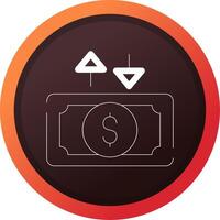 Cash Flow Creative Icon Design vector