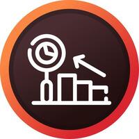 Predictive Analytics Creative Icon Design vector