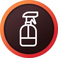 Spray Bottle Creative Icon Design vector