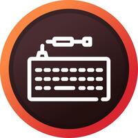 Keyboard Creative Icon Design vector