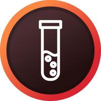 Test Tube Creative Icon Design vector